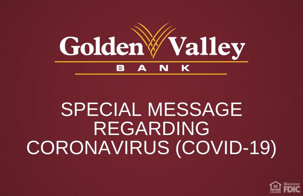 Special Message Regarding Corona Virus 